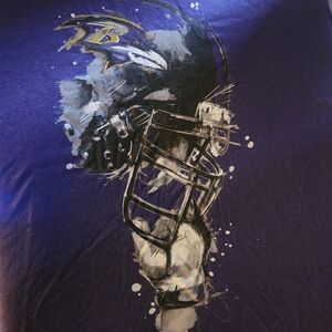 NFL Baltimore Ravens Purple Graphic Short Sleeve Tee